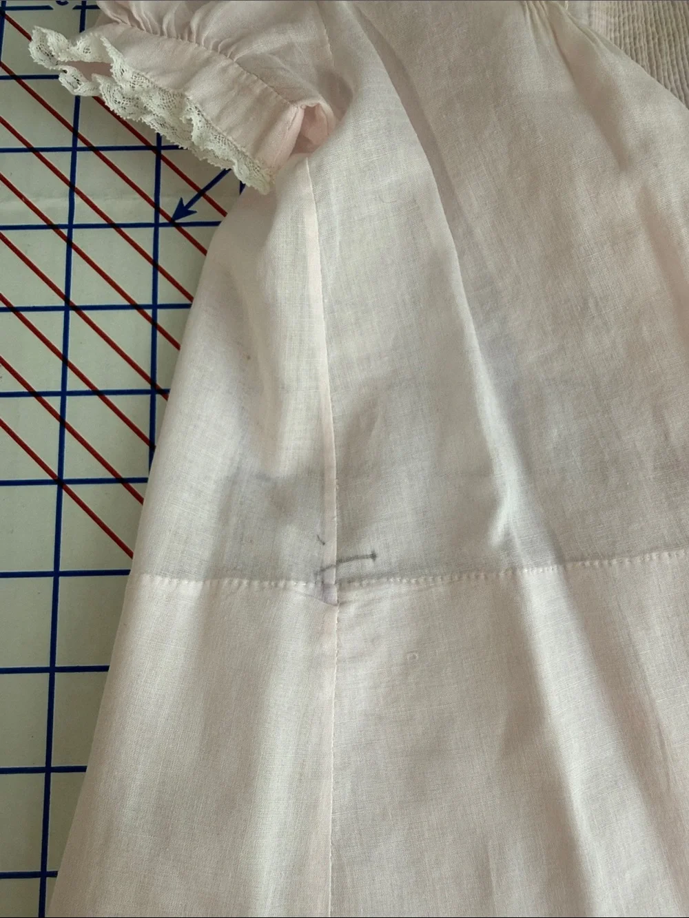 Vintage Fetterman Bros Hand Made Heirloom Dress & Slip Cutter Sewing Lot